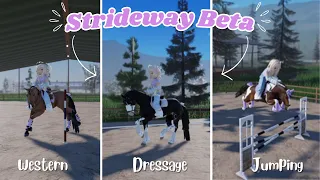 Checking Out *STRIDEWAY BETA*│New Horse Game!│