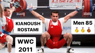 KIANOUSH ROSTAMI (Men 85) 🥇🥇🥉WWC 2011 #weightlifting #worldchampion #worldchampionship