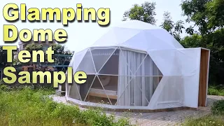 Luxury Glamping Dome with Bathroom