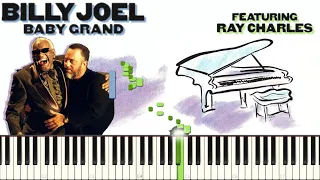 Billy Joel & Ray Charles - Baby Grand [Original piano instrumentals]