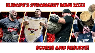 Europe’s Strongest Man 2023 Scores and Results!