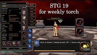 Dragon Nest SEA l STG 19 for Weekly Torch l Ripper (Assassin) Rotation & Gear review