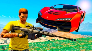 ЭЛИТНЫЙ СНАЙПЕР ПРОТИВ МАШИН! (GTA 5 Смешные моменты)