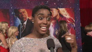 CAPTAIN MARVEL Red Carpet With Lashana Lynch