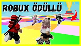 EKİPÇE ROBUX ÖDÜLLÜ OYUN🏆ROBLOX COLOR BLOCK RACE