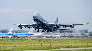 🔴 LIVE | AMSTERDAM | CROSSWIND and RAIN Planespotting with V1 Aviation at Amsterdam Airport