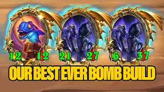 The Most Ridiculous Bomb Build I've Ever Seen | Dogdog Hearthstone Battlegrounds