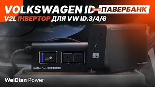 Інвертор V2L для VW ID.3 ID.4 ID.6