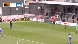 GOALS: Barnet 5 - 0 Welling United