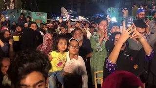 Baby Girl showing adulation to Imran Khan in Karachi (03.07.18)