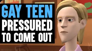 GAY TEEN Pressured To COME OUT, What Happens Next Is Shocking | Dhar Mann Animated