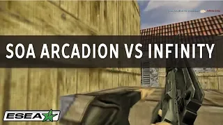 CS 1.6 Classic Throwback - SoA ArcadioN vs Infinity - 4K Solo Bombsite B Defense on de_inferno