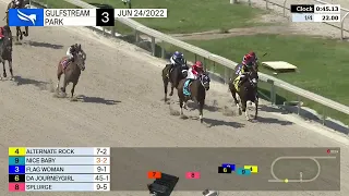 Gulfstream Park Carrera 3 - 24 de Junio 2022