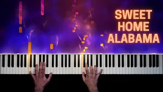 Sweet Home Alabama - Lynyrd Skynyrd | Piano Cover + Sheet Music