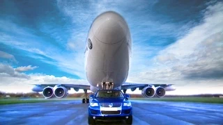 VW Touareg Towing a 747 Jumbo Jet - Fifth Gear