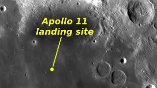 Can we see the Apollo 11 landing site through a telescope?