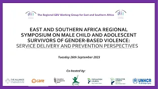 {Symposium on Male Child and Adolescent Survivors of GBV} Gender-Transformative Approaches