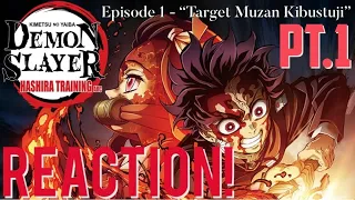 NEZUKO IN DANGER!⚔️Kimetsu No Yaiba: Demon Slayer Hashira Training Arc - Ep.1 Pt.1 | Reaction🔥