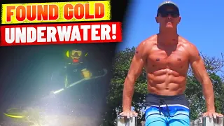 Expensive Gold Treasure and CRAZY Strong Humans at BONDI! (Underwater metal detecting)