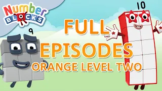 @Numberblocks- Orange Level Two | Full Episodes 4-6 | #HomeSchooling | Learn to Count #WithMe