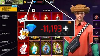LEVEL 1 👉 TO PRO 👈 REWARDS 🤑😲FREE FIRE 💎 110000 DIAMONDS 😱🔥 look how it became