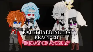 Fatui Harbingers react to “Decay of Angels” | DOA/Bsd | 1/1 | ENG/RUS