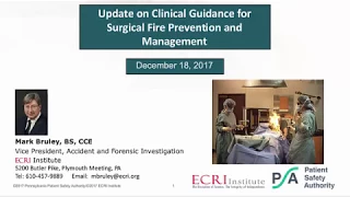 Update on Clinical Guidance for Surgical Fire Prevention and Management
