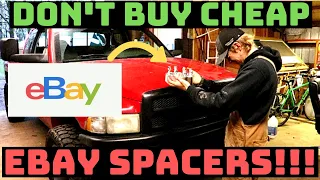 Don’t buy cheap EBay wheel spacers!