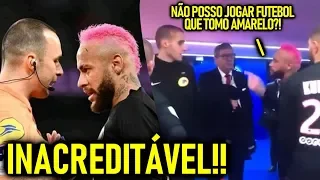 OLHA O QUE NEYMAR FEZ! TRETOU com O ÁRBITRO?! DEU CARRETILHA e TOMOU AMARELO!