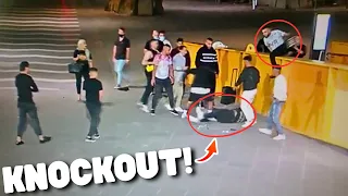 Knockout in Massive Street Fight | Epic & Crazy Bikers Moments 2024 | Ep.320