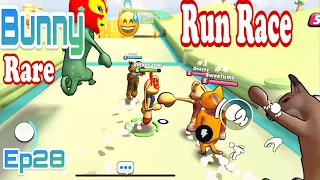 Bunny Rare Run Race Ep28 - Battle gang fun ragdoll beasts Cambodia commentary