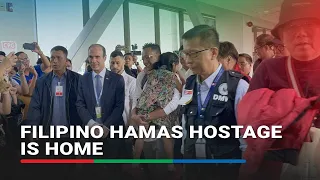 Filipino held hostage by Hamas reunites with family in PH | ABS-CBN News