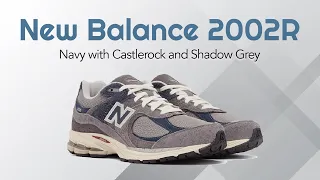 New Balance 2002R | NB Blue with Castlerock and Shadow Gray Colorway | Unbox