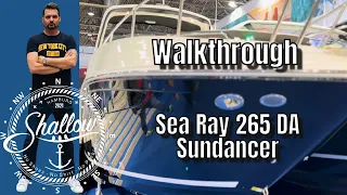 Walkthrough Sea Ray 265 DA Sundancer boot Düsseldorf 2023