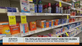 Nasal decongestant Phenylephrine deemed ineffective; Metro Detroit parents look for alternatives