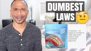 TOP 50 DUMBEST LAWS IN AMERICA | 50 WEIRD STATES