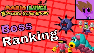 Ranking the Bosses from Mario and Luigi Bowser's Inside Story
