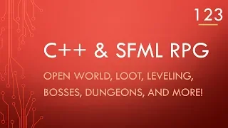 C++ & SFML | Open World RPG [ 123 ] | Making the skillcomponent work!