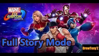 Marvel Vs Capcom Infinite - Full Story Mode Movie (All Cutscenes)