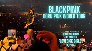 [4K] BLACKPINK - LOVESICK GIRLS - BORN PINK WORLD TOUR ENCORE IN LOS ANGELES [DODGER STADIUM] 230826