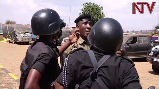 Chaotic scenes at Uganda Police court as former DPC Muhammad Kirumira storms out of hearing