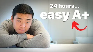 HOW TO study 24 HOURS before an exam for BEST RESULTS!