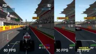 60 versus 30 FPS in F1 2013 | Multiplayer Bug