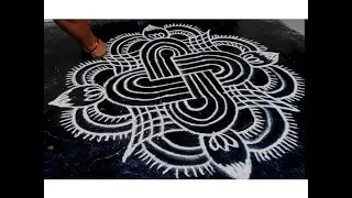 Latest Simple Free Hand Rangoli designs |easy kolam with out dots |muggulu designs |rangavalli| 2018