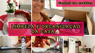 GANHEI UM COOKTOP| FAXINA E ORGANIZAÇÃO DA CASA #faxina  #donadecasa #faxinacompleta