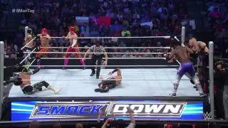 8-Man Tag Team Match: SmackDown, July 30, 2015