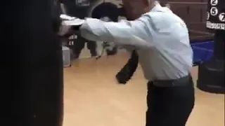 84 years old man still got it