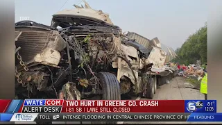 Two hurt in Greene County crash