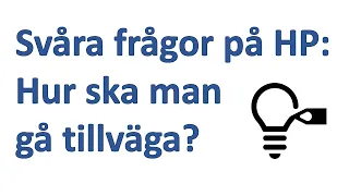 Så löser jag en svår fråga på Högskoleprovet (KVA)