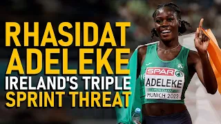 NCAA 400m Champion Rhasidat Adeleke: The Incredible Story of Texas and Irelands Sprint Triple Threat